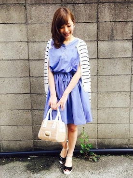 「おめかしコーデ」｜kawanoさん（レディース・164cm）の春コーディネート