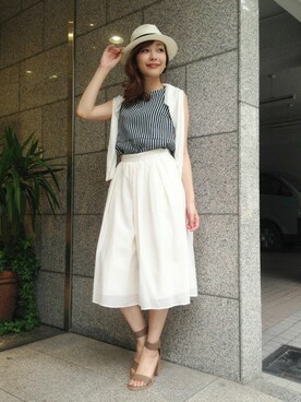 kawanoさん（レディース・164cm）の春コーディネート