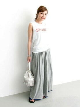 kawanoさん（レディース・164cm）の夏コーディネート