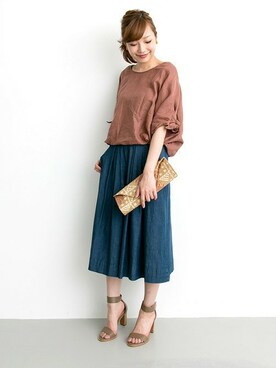 kawanoさん（レディース・164cm）の夏コーディネート