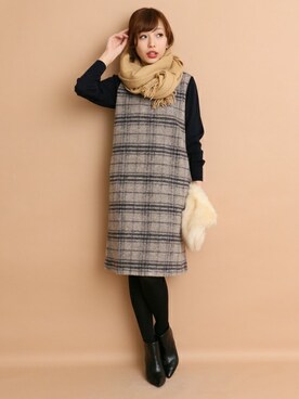 kawanoさん(レディース・164cm)の冬コーディネート