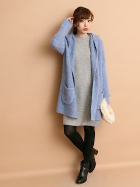 kawanoさん（レディース・164cm）の冬コーディネート