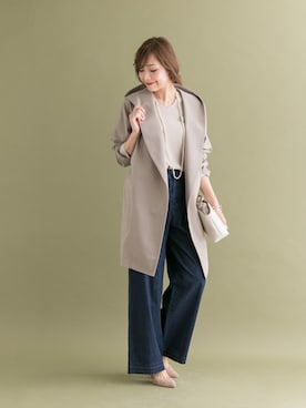 kawanoさん（レディース・164cm）の秋コーディネート