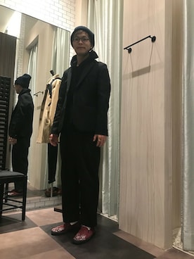 「GGD（ジージーディー）のアイテム（ジャケット/アウター）」を使った、GGD edition あべの店さん（メンズ・173cm）の冬コーディネート