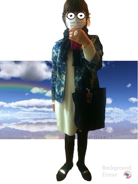 「aiko」｜「アイテム（デニムジャケット）」を使った、PPFFさん（レディース・152cm）の春コーディネート