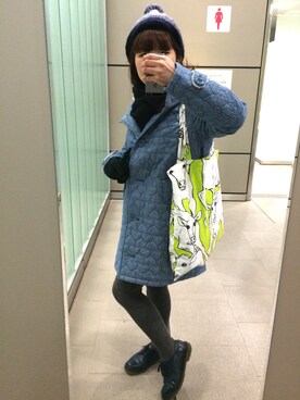 「aiko」｜「アイテム（その他アウター）」を使った、PPFFさん（レディース・152cm）の冬コーディネート
