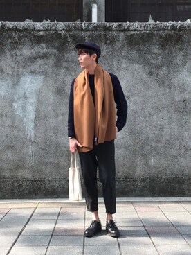 「ALDO（アルド）のアイテム（帽子）」を使った、Brooklyn365さん（メンズ・180cm）の冬コーディネート