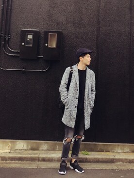 「ZARA（ザラ）のアイテム（カバーオール）」を使った、Brooklyn365さん（メンズ・180cm）の春コーディネート