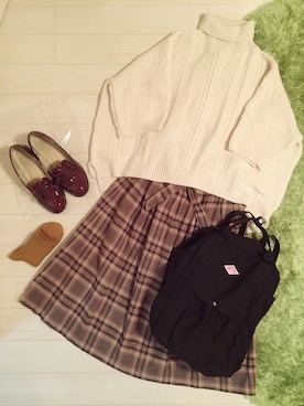 「Crisp」｜h t m *さん（レディース・160cm）の秋コーディネート