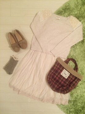 「Crisp」｜h t m *さん（レディース・160cm）の秋コーディネート