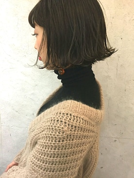 岩田里穂さん（レディース・160cm）の冬コーディネート