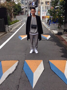 「アイテム（財布）」を使った、hsiehpajuさん（メンズ・170cm）の秋コーディネート