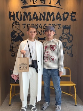 「OPENING CEREMONY（オープニングセレモニー）のアイテム（シューズ）」を使った、hsiehpajuさん（メンズ・170cm）の春コーディネート