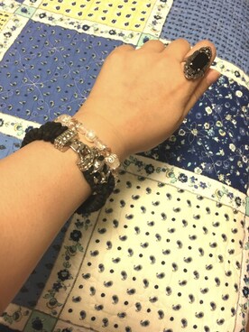 「アクセント」｜「アイテム（アクセサリー）」を使った、maimaiiine:)さん（レディース・148cm）の秋コーディネート