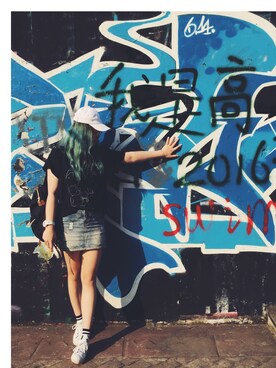 「Veil（ベール）のアイテム（帽子）」を使った、维维尼さん（レディース・160cm）の秋コーディネート