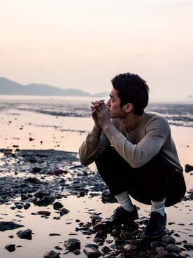 「model」｜yutoさん（メンズ・184cm）の冬コーディネート