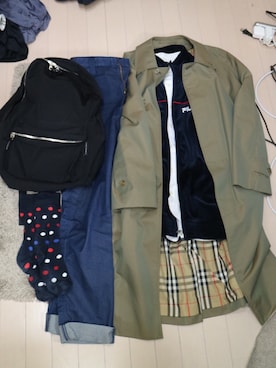 「FILA（フィラ）のアイテム（ブルゾン）」を使った、ぐりのかいぬしさん（メンズ・178cm）の秋コーディネート