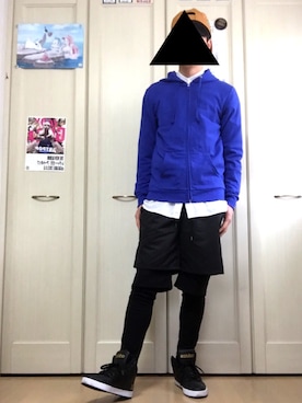 「MELLOW（メロー）のアイテム」を使った、ぽよさん（メンズ・172cm）の春コーディネート