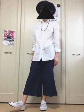 「MELLOW（メロー）のアイテム」を使った、ぽよさん（メンズ・172cm）の春コーディネート