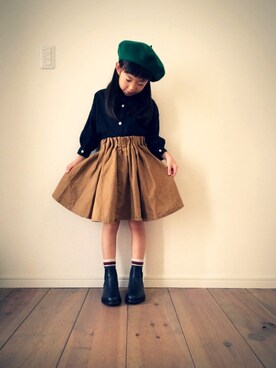 EYEさん（キッズ・120cm）の秋コーディネート