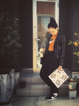 「MATATABI（マタタビ）のアイテム」を使った、EYEさん（レディース・160cm）の春コーディネート