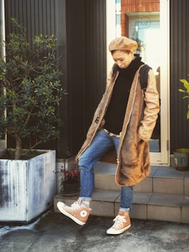 EYEさん（レディース・160cm）の冬コーディネート