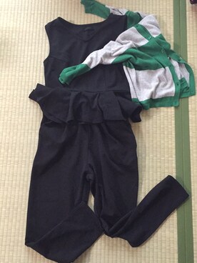 「JEANASIS（ジーナシス）のアイテム（セットアップ）」を使った、りんりんりんさん（レディース・160cm）の夏コーディネート
