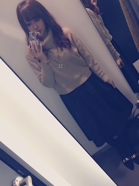 菊地亜美さん（レディース・164cm）の冬コーディネート