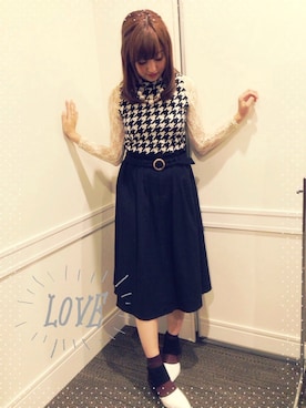 菊地亜美さん（レディース・164cm）の冬コーディネート