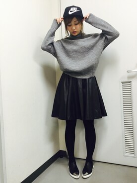 菊地亜美さん（レディース・164cm）の春コーディネート