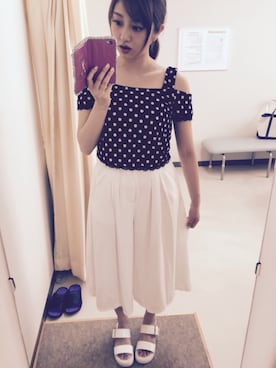 「merry jenny（メリージェニー）のアイテム（財布/小物）」を使った、菊地亜美さん（レディース・164cm）の夏コーディネート