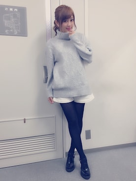 菊地亜美さん（レディース・164cm）の秋コーディネート