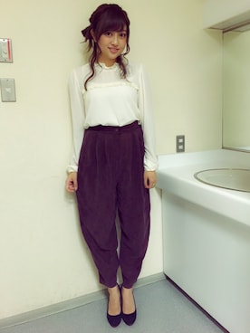 菊地亜美さん（レディース・164cm）の秋コーディネート