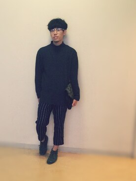 Inoue Tatsuyaさん（メンズ・174cm）の秋コーディネート