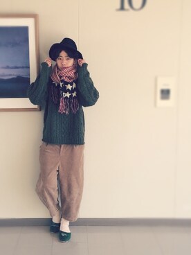 「バレンタインデートスタイル」｜「アイテム（帽子）」を使った、Inoue Tatsuyaさん（メンズ・174cm）の冬コーディネート