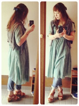 momoさん(レディース・156cm)の夏コーディネート