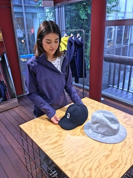 「DESCENTE」｜「アイテム（その他アウター）」を使った、hahaさん（レディース・157cm）の夏コーディネート