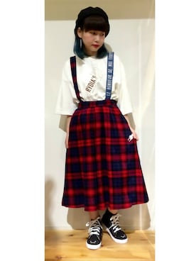 「スカウチョ」｜やまとさん（レディース・153cm）の夏コーディネート