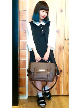 「ガーリーコーデ」｜「アイテム（サンダル）」を使った、やまとさん（レディース・153cm）の夏コーディネート