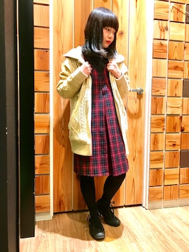 「Rydia（リディア）のアイテム」を使った、やまとさん（レディース・153cm）の冬コーディネート