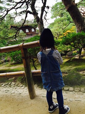 「銀閣寺」｜ucaaさん（キッズ・90cm）の秋コーディネート