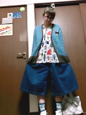 「Sleep（スリープ）のアイテム」を使った、だるさん（レディース・154cm）の秋コーディネート