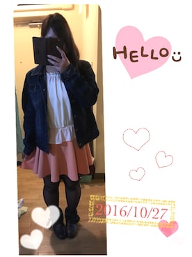 「ジージャンコーデ」｜「アイテム（ジャケット/アウター）」を使った、natsuさん（レディース・152cm）の秋コーディネート