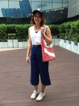 「JACKPURCELL」｜Maysaさん（レディース・162cm）の秋コーディネート