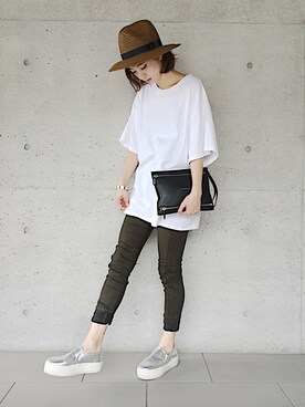 「厚底」｜小玉ゆういさん（レディース・168cm）の夏コーディネート