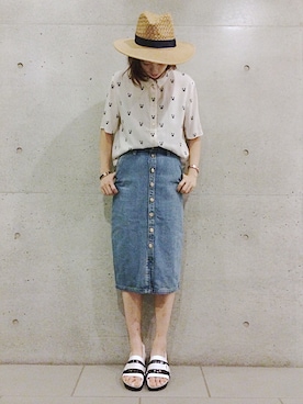 小玉ゆういさん（レディース・168cm）の夏コーディネート