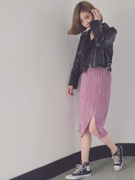 小玉ゆういさん（レディース・168cm）の春コーディネート