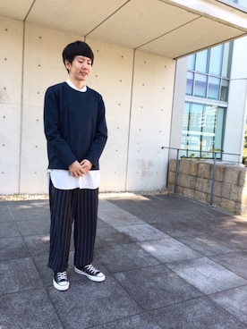 「JUNRED（ジュンレッド）のアイテム」を使った、tmkさん（メンズ・168cm）の秋コーディネート