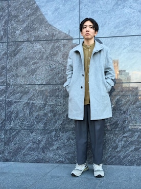 「JUNRED（ジュンレッド）のアイテム（その他アウター）」を使った、tmkさん（メンズ・168cm）の秋コーディネート