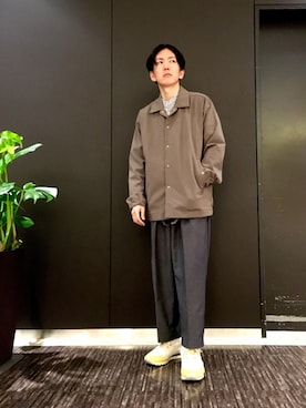 「JUNRED（ジュンレッド）のアイテム（その他アウター）」を使った、tmkさん（メンズ・168cm）の秋コーディネート